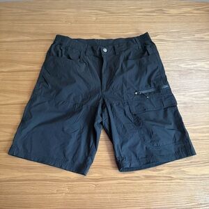 Men's Casual Cargo Shorts Baggy Elastic Waist‎ Outdoor Hiking Jogger Tactical 32